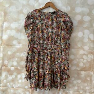 Boohoo Floral Mini Dress